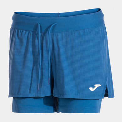 Short mujer Sculpture II azul