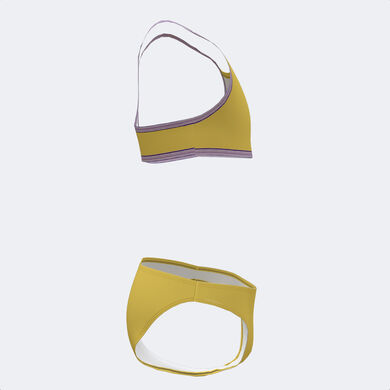 Bikini bambina Santa Mónica giallo