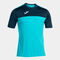Camiseta manga corta hombre Winner turquesa flúor marino