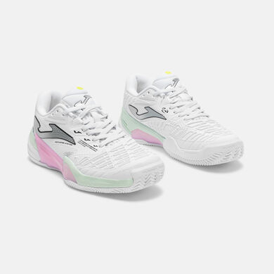 Zapatillas Roland Lady 26 clay mujer blanco rosa