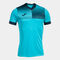 Kurzarmshirt mann Eco Supernova neon-türkis marineblau