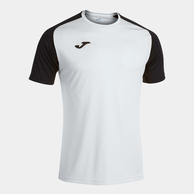 Tricou cu m&acirc;necă scurtă bărbaȚi Academy IV alb negru