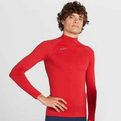 Maillot manches longues unisexe Brama Classic rouge