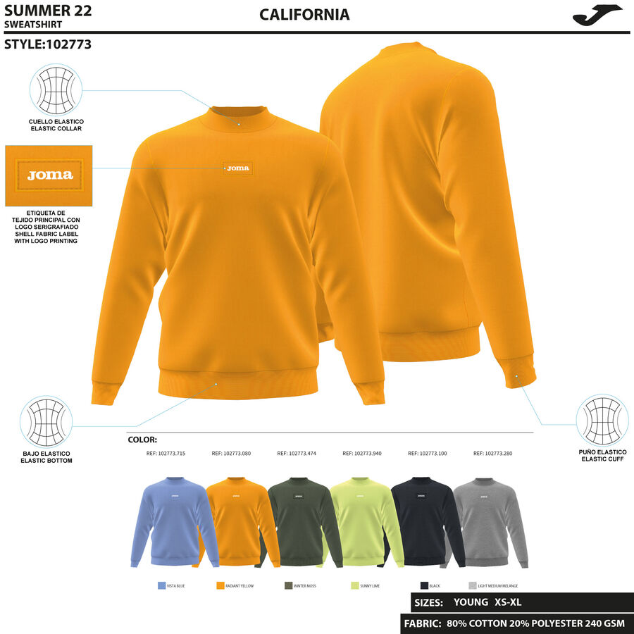 SUDADERA CALIFORNIA