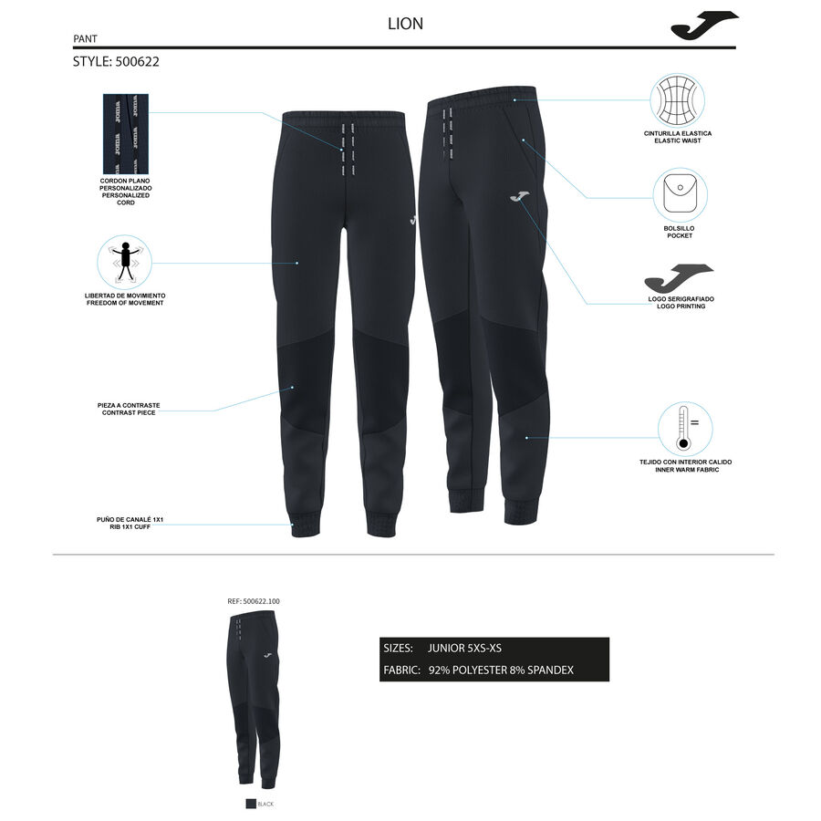 PANTALÓN LARGO LION