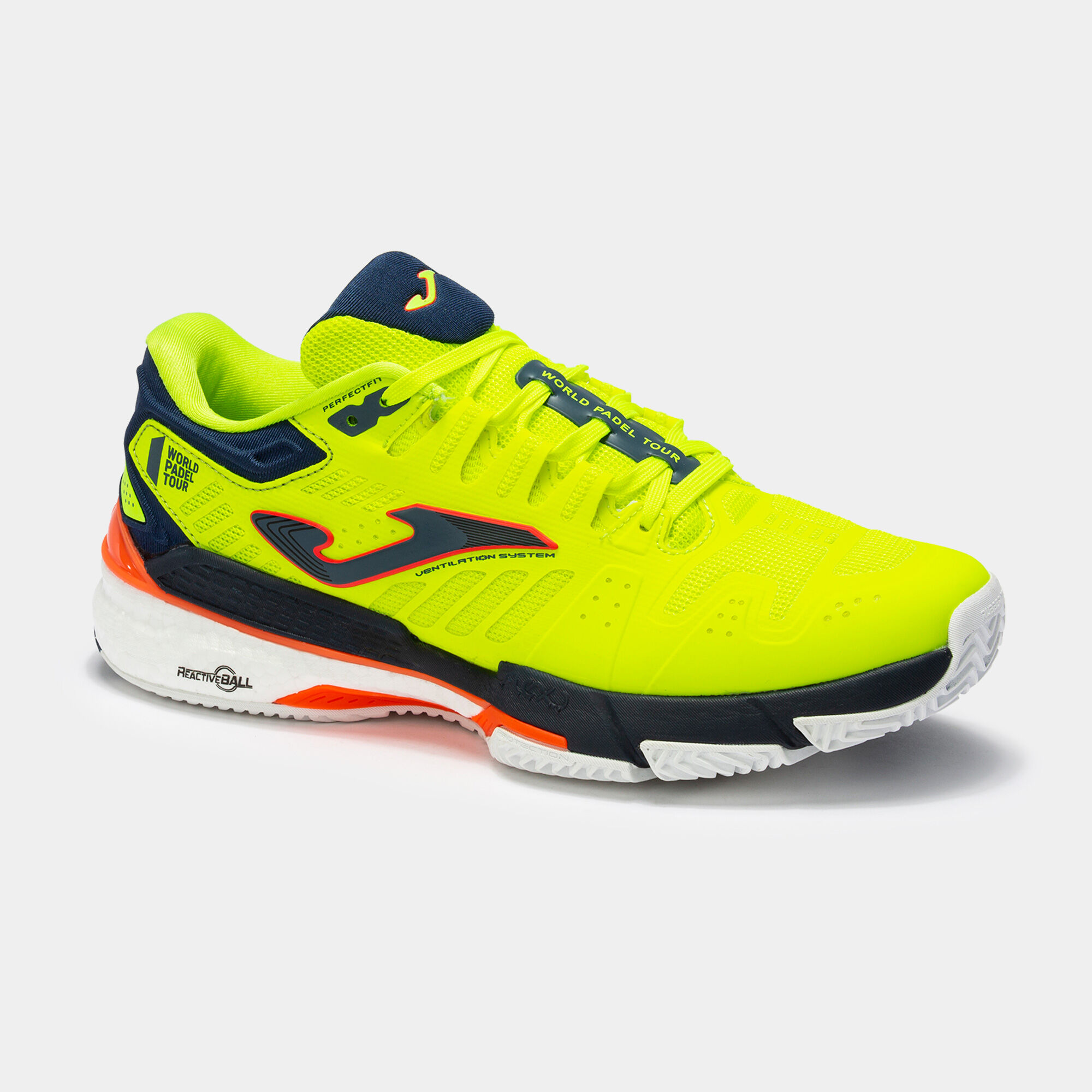 Shoes Slam 22 clay man fluorescent yellow navy blue | JOMA®