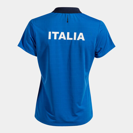 POLO MANGA CORTA FED. ITALIA TENIS