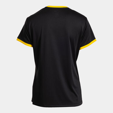 Camiseta manga corta mujer COMBI PREMIUM negro amarillo