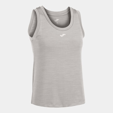 TRICOU CU BRETELE DAMĂ INDOOR GYM GRI