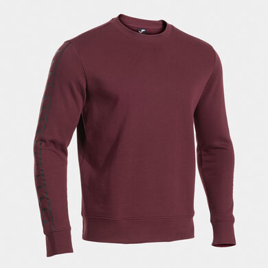 Sudadera hombre Icono Street burdeos negro
