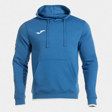 Felpa con cappuccio uomo Olimpiada blu royal