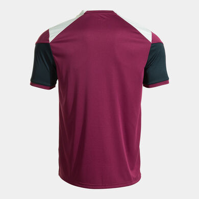 Shirt short sleeve man Danubio dark red dark navy
