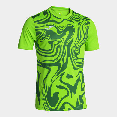 Kurzarmshirt mann Lion II neongr&uuml;n