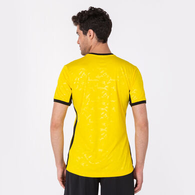 Kurzarmshirt mann Toletum II gelb schwarz