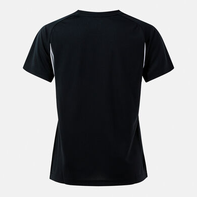Tricou cu m&acirc;necă scurtă damă Championship 20 negru gri deschis