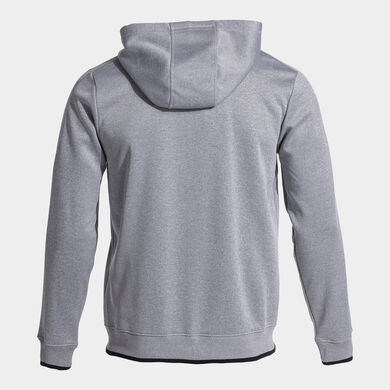 Chaqueta con capucha hombre Olimpiada gris melange negro