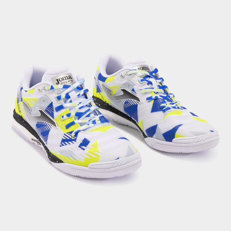 Futsal shoes Regate Rebound 24 indoor white yellow