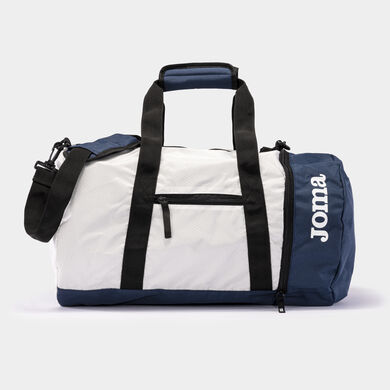 Bolsa de deporte blanco marino
