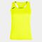 Camiseta tirantes mujer Siena II amarillo flúor