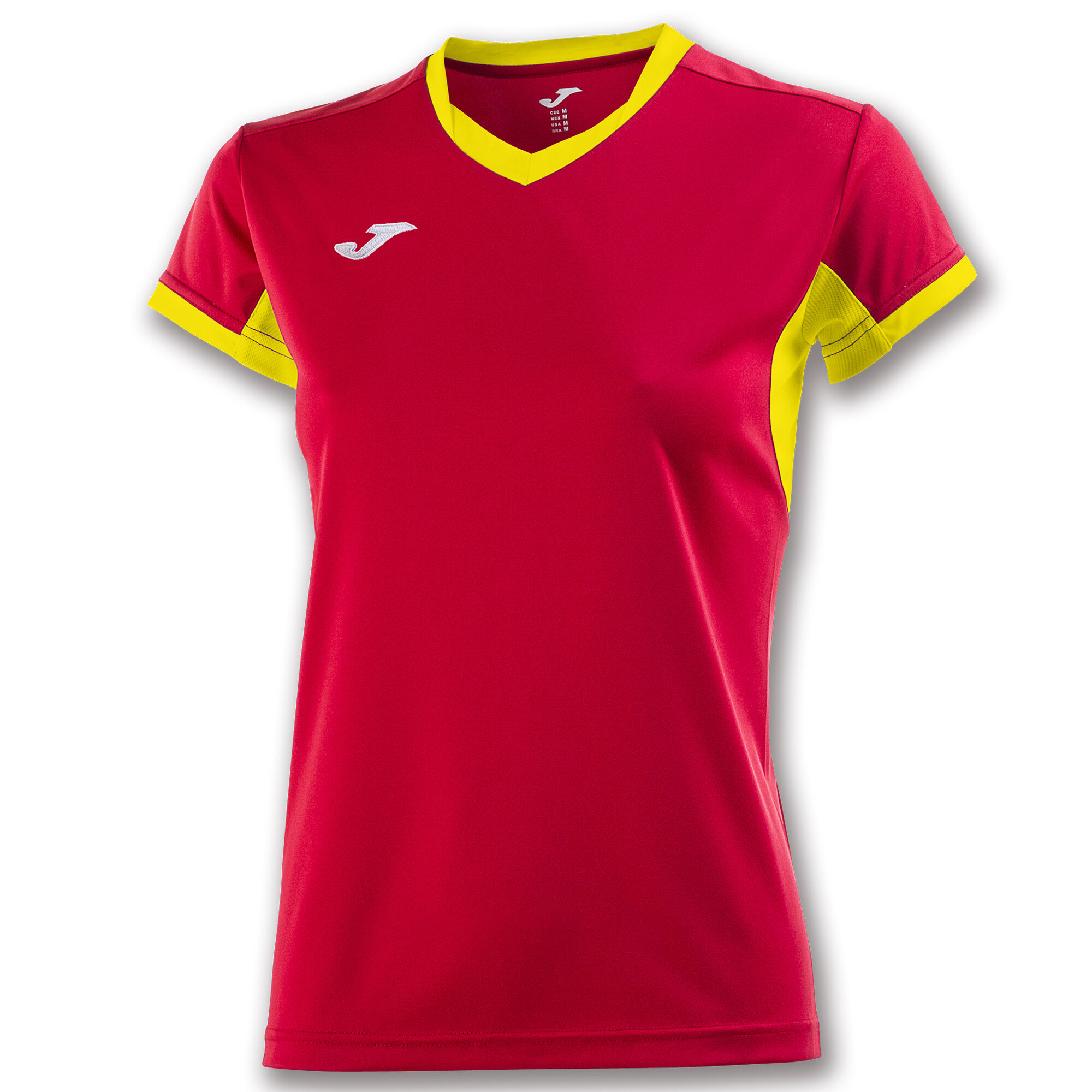 Shirt short woman Championship red yellow |