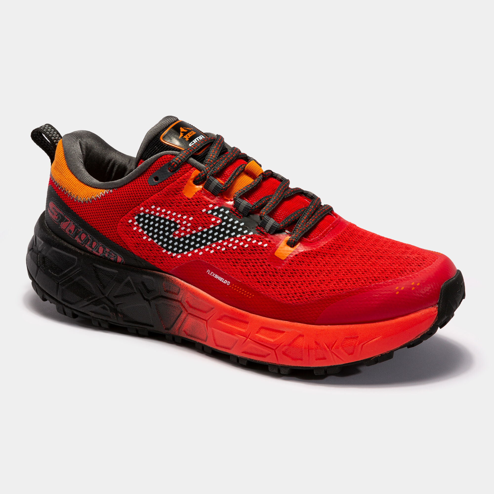 Trail running shoes Sima 22 man red orange