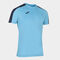 T-shirt maniche corte uomo Academy III turchese fluorescente blu navy