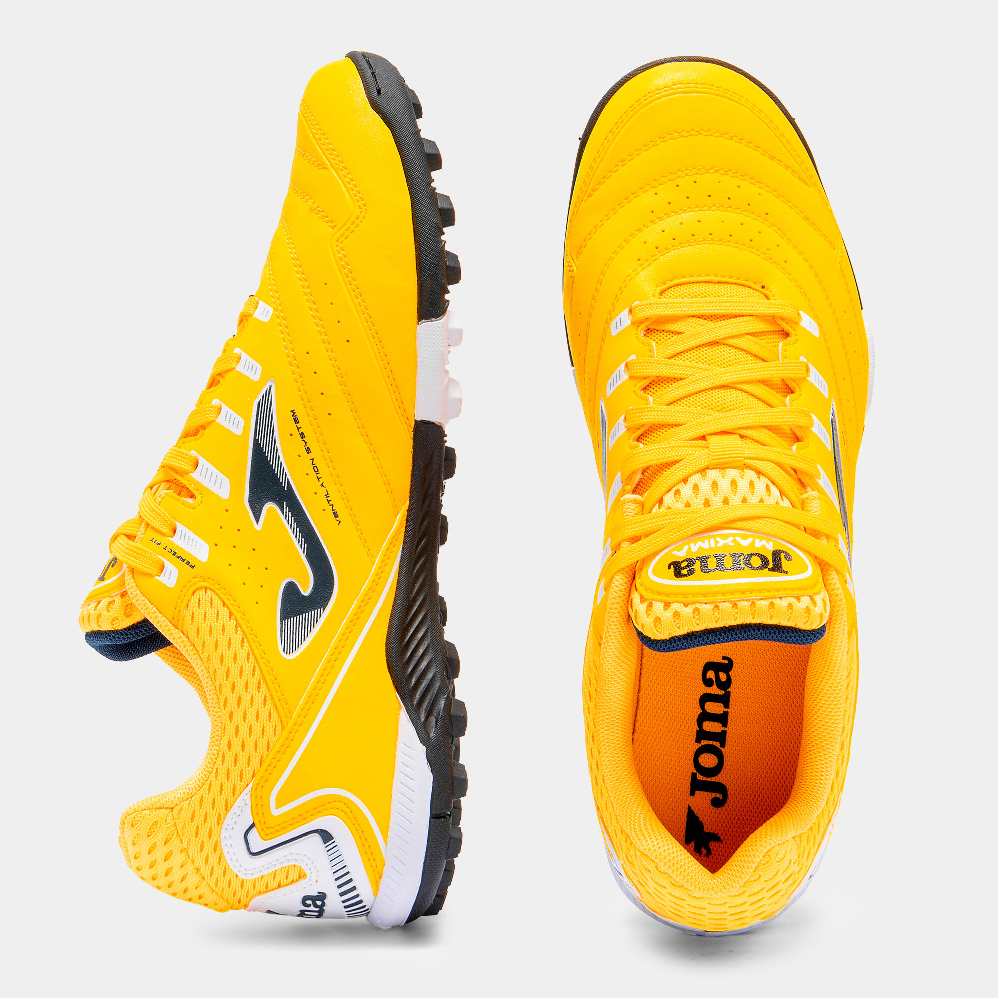Football boots Maxima 26 turf fluorescent saffron | JOMA®