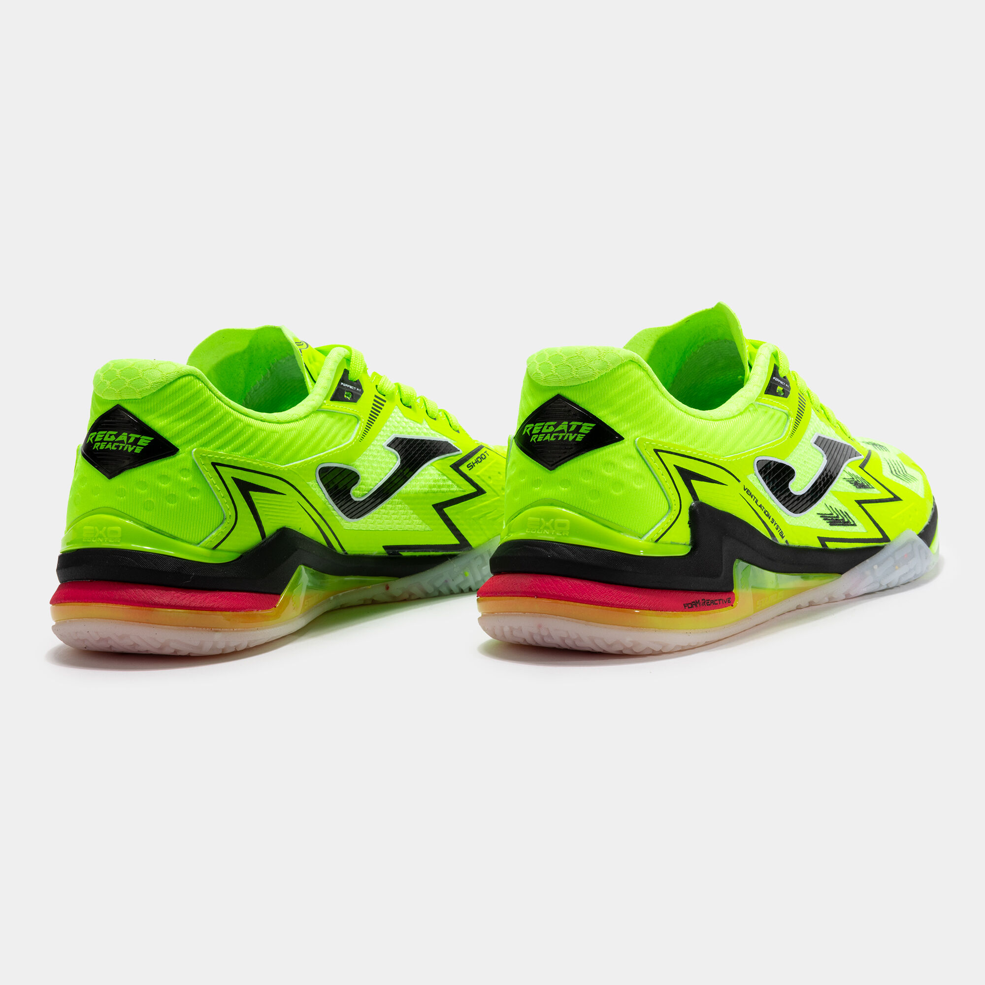 Futsal shoes Regate Reactive 25 indoor fluorescent green | JOMA®