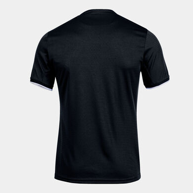 Camiseta manga corta hombre Toletum IV negro blanco