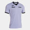 Shirt short sleeve man Referee turquoise black