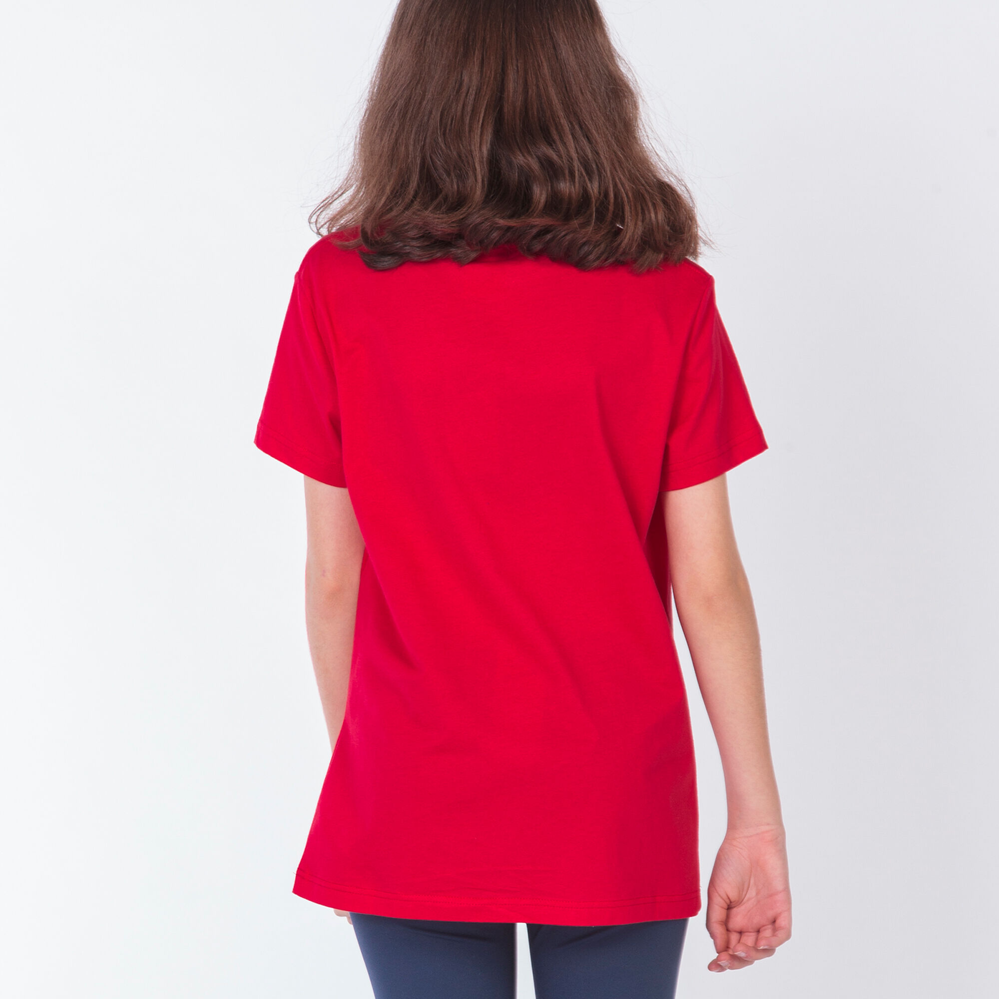 Koszulka z krótkim rękawem kobiety Desert czerwony
