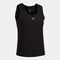 TRICOU CU BRETELE DAMĂ INDOOR GYM NEGRU