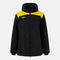 Anorak mulher Trivor II preto amarelo
