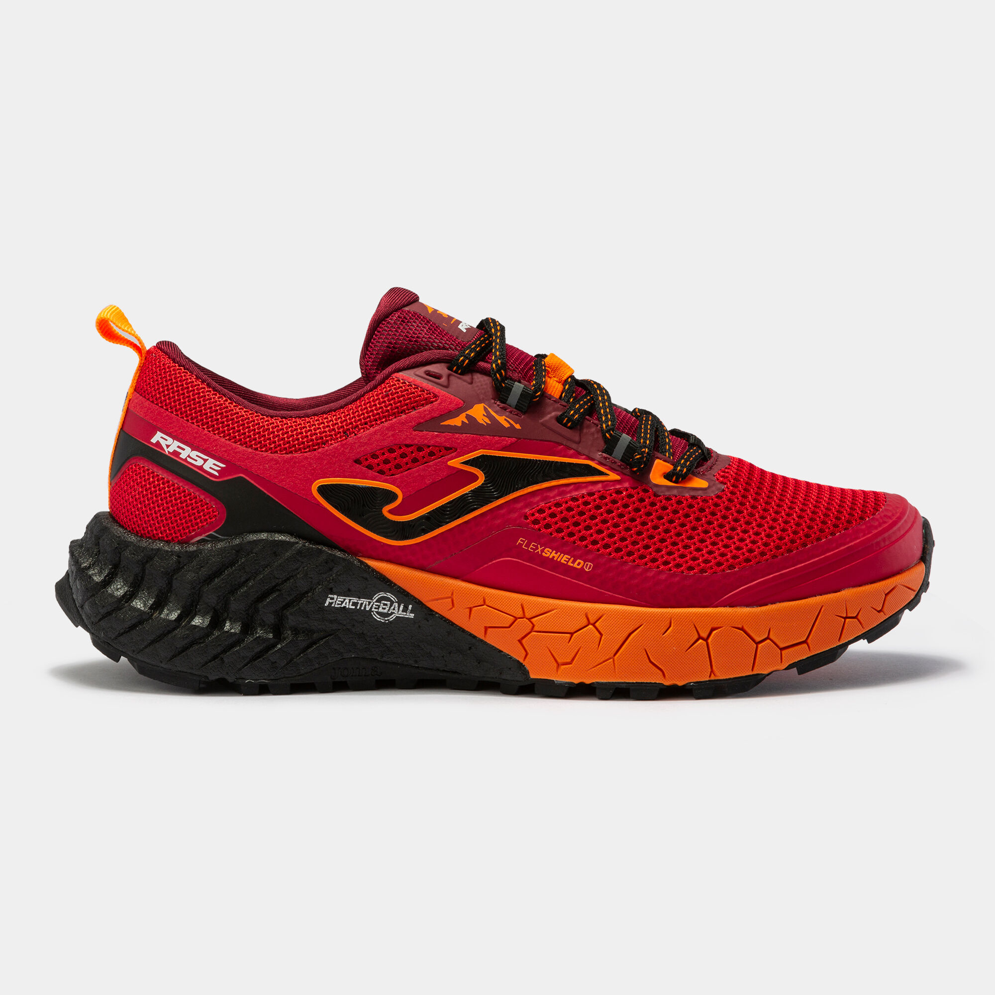 Trail-running shoes Rase 22 man red orange