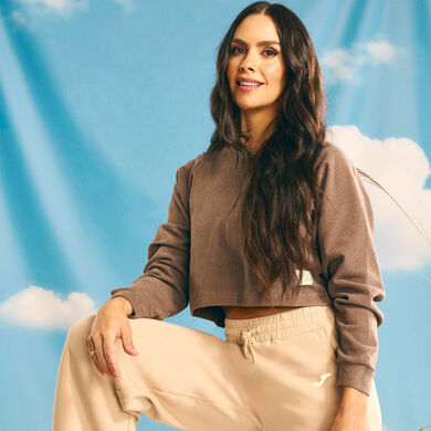 Sudadera mujer Mimetic marrón