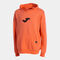 Felpa con cappuccio junior Lion corallo fluorescente