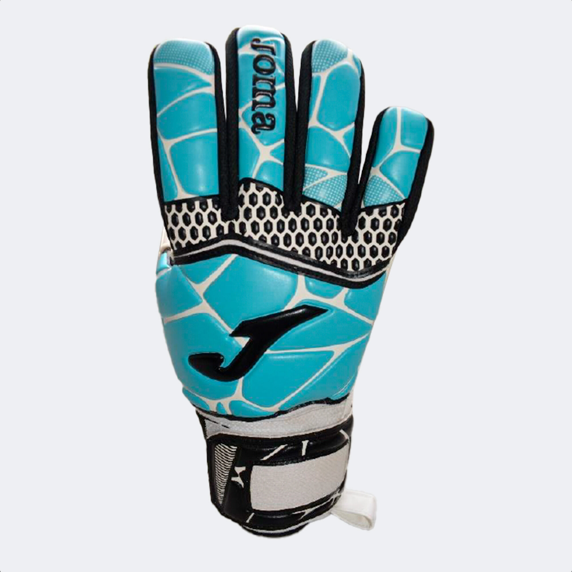 Football goalkeeper gloves Gk-Pro white turquoise
