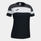 Camiseta manga corta mujer Crew IV negro antracita blanco