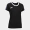 Camiseta manga corta mujer Elite XI negro blanco