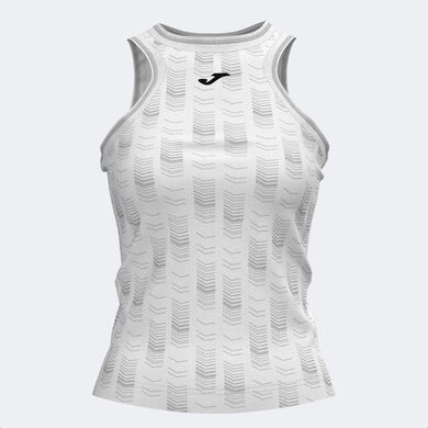 Tricou cu bretele damă Smash alb