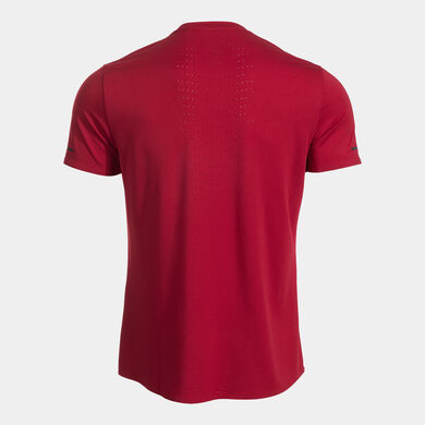 Shirt short sleeve man Ranking red
