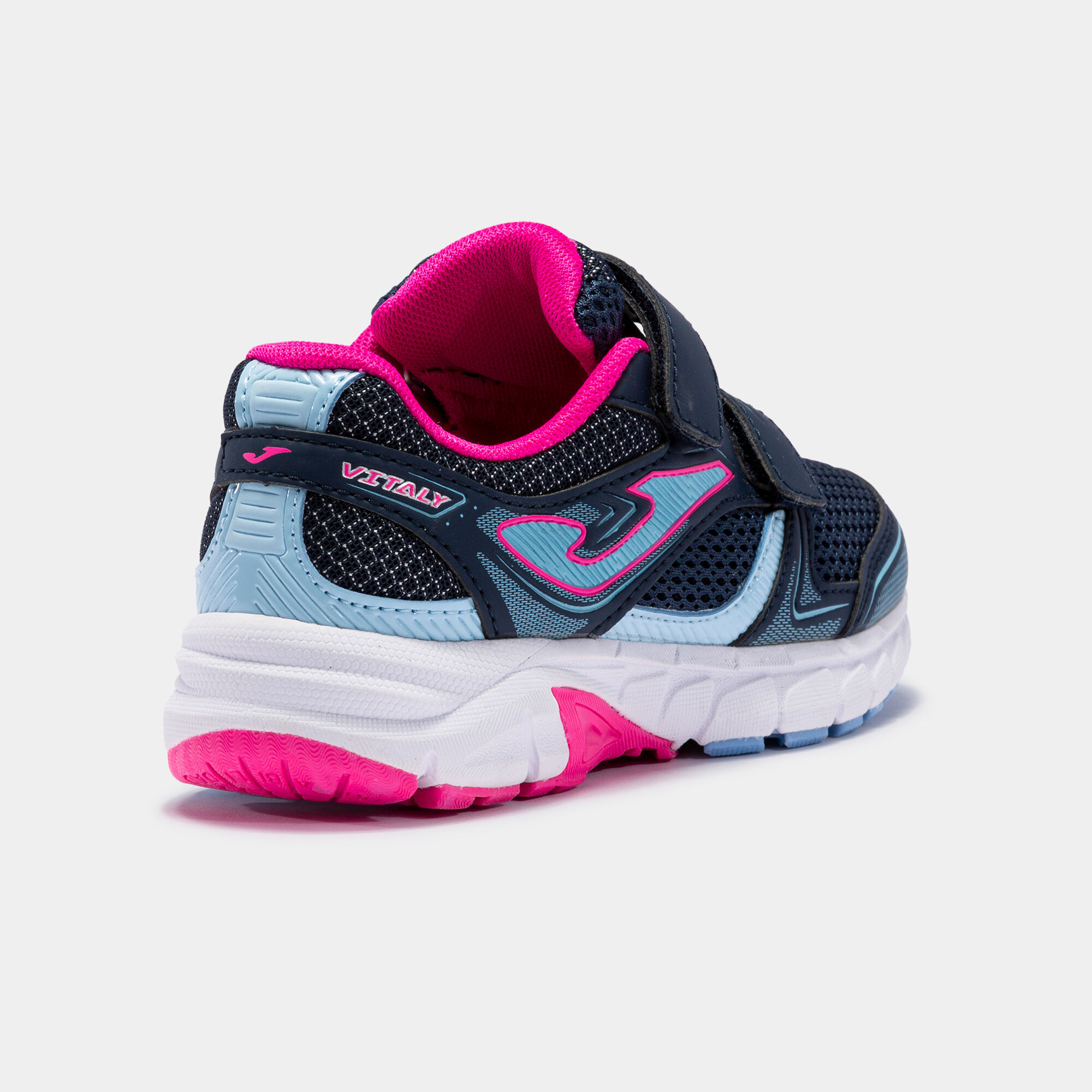 Running shoes Vitaly 22 junior navy blue fuchsia