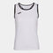 T-shirt de alça mulher Break branco preto