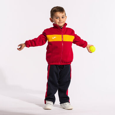 SURVÊTEMENT JUNIOR STRIPE ROUGE BLEU MARINE