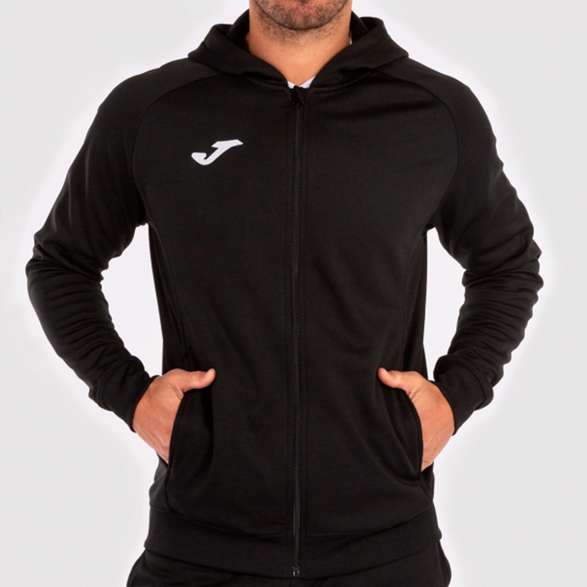 Hooded jacket man Menfis black