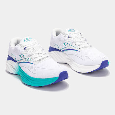 Zapatillas running R.6000 hombre blanco turquesa