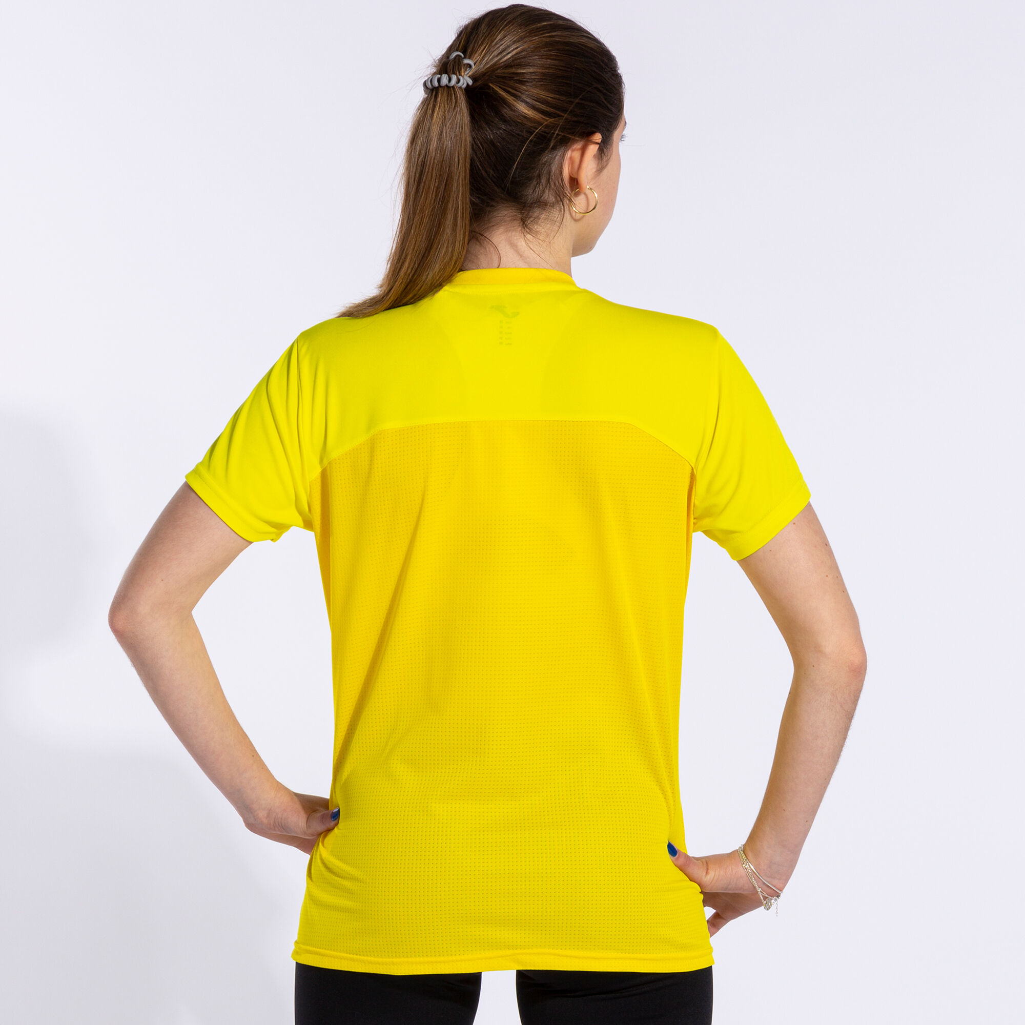 Camiseta manga corta mujer Winner II amarillo