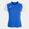 T-shirt manga curta mulher Academy IV azul royal branco