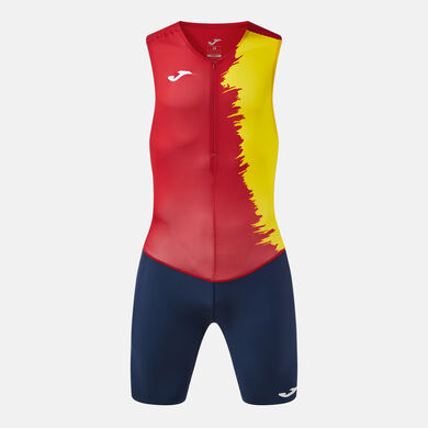 Macac&atilde;o de desporto homem Picasho vermelho amarelo