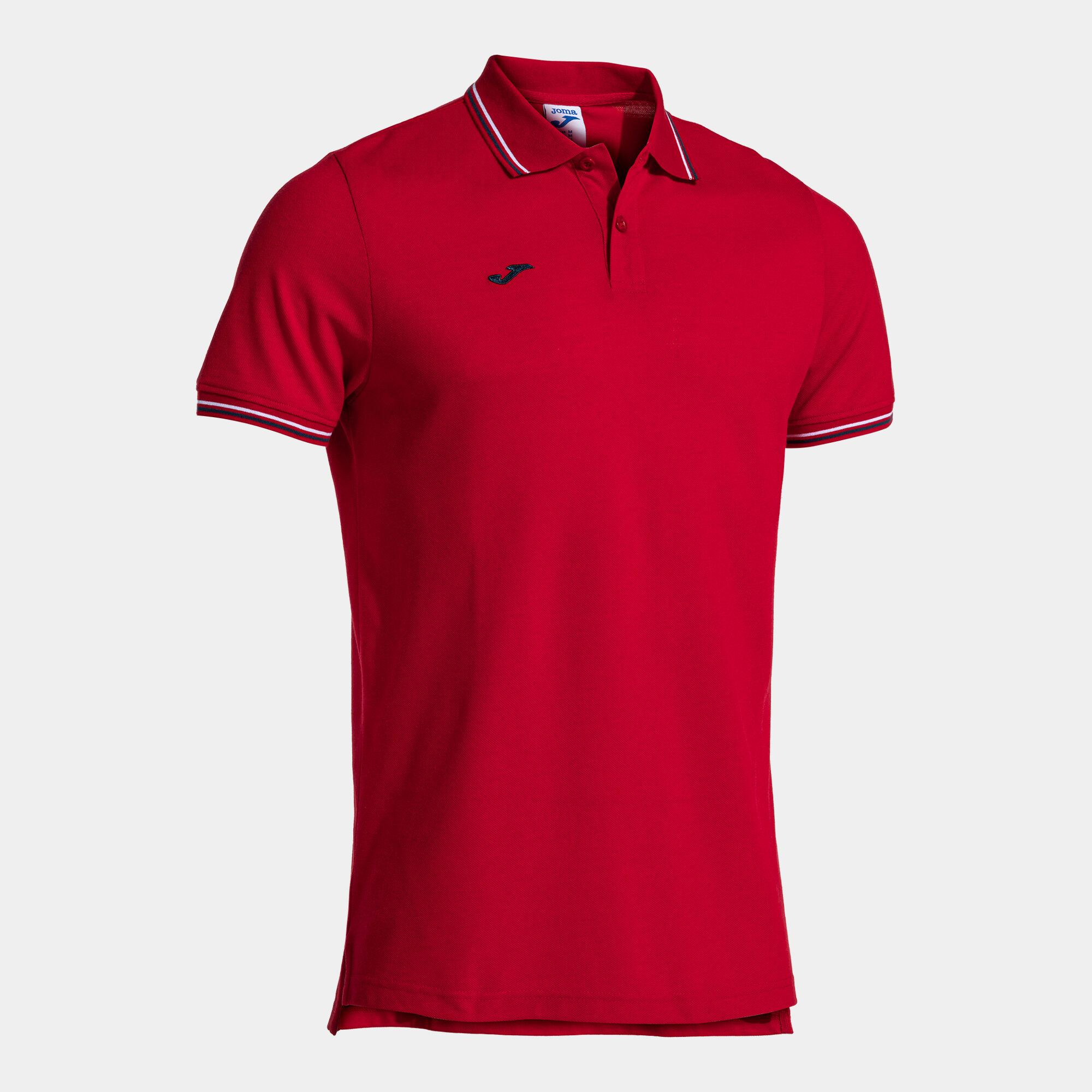 Polo manga corta hombre Confort Classic rojo marino JOMA